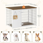 YATINEY Foldable Dog Crate Furniture, Dog Crate - Image 6