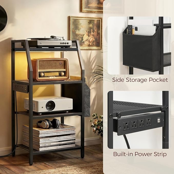 MAHANCRIS 4-Tier AV Media Stand - Image 6