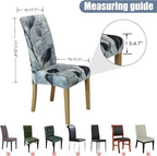 BIETYONE Stretch Dining Chair Covers Set of 6, Soft Removable Washable Kitchen - Image 5