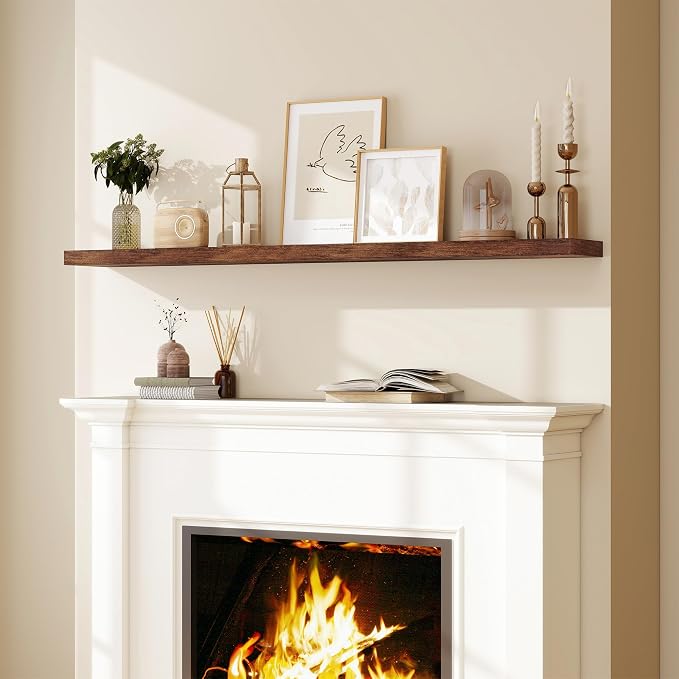 Fun Memories 66 Inch Fireplace Mantel Shelf - Image 2