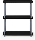 Furinno TURN-S-TUBE Storage Shelves Set of 2, 3-Tier Book Shelf, Corner Shelf - Image 6