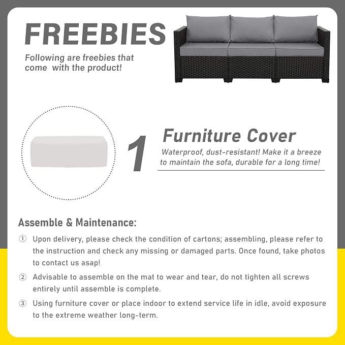 Rattan Star Patio Furniture Outdoor Couch Wicker Outdoor Furniture Patio Couch - Image 6