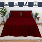 Cottington Lane Sleeper Sofa Sheets Full Size, 4 Piece Premium Quality 100% - Image 2