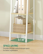 Hzuaneri Ladder Shelf, Bookshelf Bookcase, Freestanding Corner Storage Shelve - Image 5