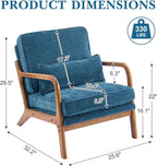 Karl home Mid Century Modern Accent Chair - Image 2