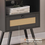 SUPERJARE Nightstands with Charging Station, Bedside Table Set of 2 with PE - Image 7