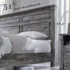 Aitjunz Farmhouse King Size Bed Frame - Image 4