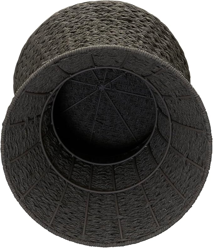 Household Essentials Hourglass Paper Rope Side Table - Image 5