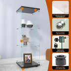 Beauty4U One-Door Glass Display Cabinet, Collection Display, Quick Installation - Image 5