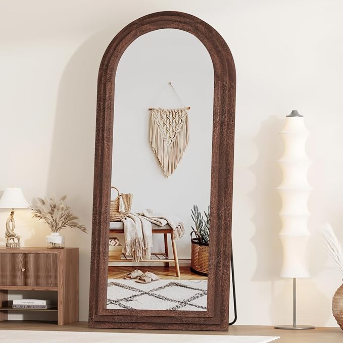 ZHUNFA External Three-Layer Arched Full Length Mirror by ZHUNFA