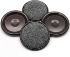 12Pcs Round Metal Felt Furniture Caster Cups, 1-5/8Inch Carpet-Bottom Furniture - Image 2