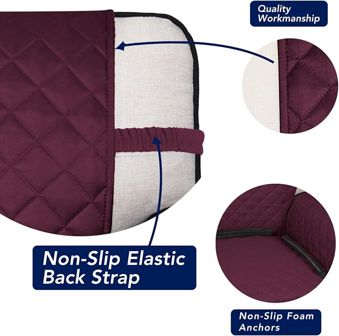 PureFit Reversible Quilted Couch Covers - Image 3