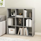 Furinno Cubicle Open Back Decorative Cube Storage Organizer, Light Grey - Image 2