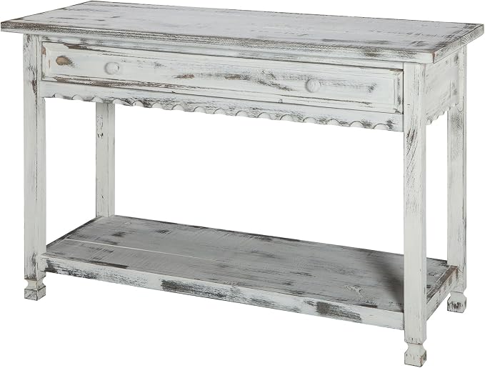 Alaterre Furniture Rustic Country Cottage Console Table - Image 8