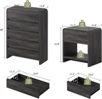 AMERLIFE Modern 3-Piece Bedroom Furniture Set - Image 2