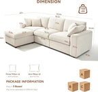 Ihanherry Cloud Sectional Couches - Image 2