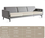 Hokway Velvet Couch Cushion Covers Water Resistant Seat Covers Stretch Sofa - Image 5