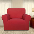 PureFit Super Stretch Chair Covers Fleece Couch Covers - Image 2