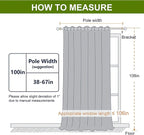 NICETOWN Patio Blackout Curtain Panels - Image 8