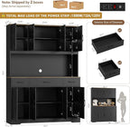 HOSTACK 71" Tall Pantry Cabinet - Image 7