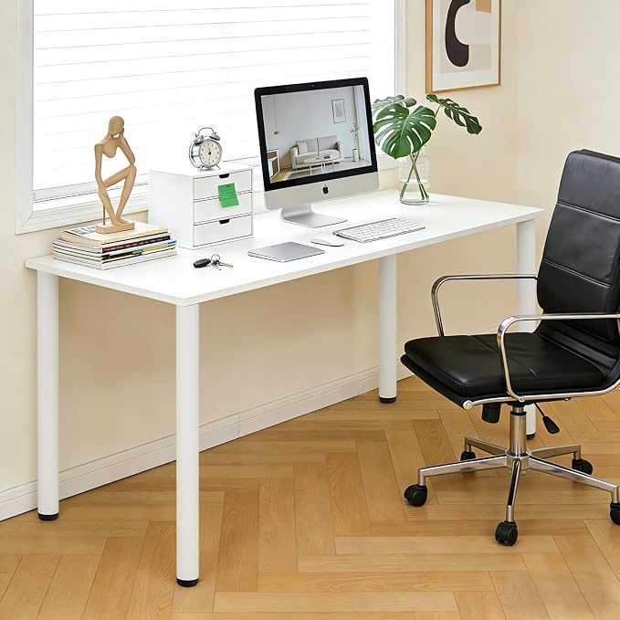 QLLY 27.5 inch / 70cm Adjustable Metal Desk Legs, Heavy Duty Furniture Table - Image 8