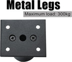 Set of 4 Furniture Legs 10 Inch, Adjustable Aluminum Alloy Cabinet Legs - Image 5