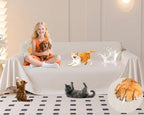 Loiion Velvet Sofa Cover, Ultra Soft Waterproof Non-Slip Couch Cover by Loiion