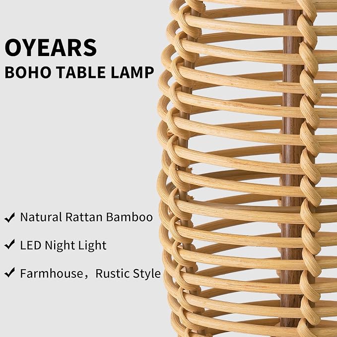 OYEARS 28" Table Lamps Set of 2 - Image 2