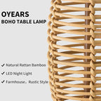 OYEARS 28" Table Lamps Set of 2 - Image 2