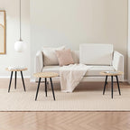 VECELO Modern Side Table, Round Small End Table, Exclusively Designed - Image 3