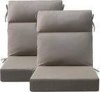 Unimatta Sunbrella Outdoor High Back Chair Cushion Seat Pads, 44 x 21 Inch by Unimatta