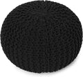 REDEARTH Round Pouf Foot Stool Ottoman by REDEARTH