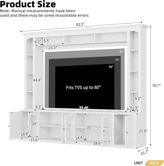 Merax Minimalist Entertainment Center Set - Image 2
