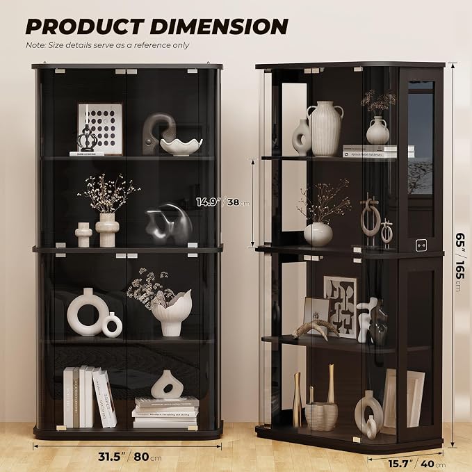 BROTTAR Rounded Display Cabinet - Image 2