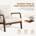 ELUCHANG Mid-Century Modern Chair, Accent Chair - Image 4
