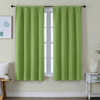 Simplebrand Ava Lime Blackout Curtains by Simplebrand