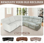 ALIECOM 100% Waterproof Recliner Sectional Couch Covers L Shape Stretch Corner - Image 7