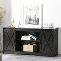 4 EVER WINNER 59" Farmhouse TV Stand, TV Entertainment Center by 4EVERWINNER