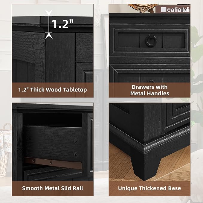 Joaxswe Farmhouse 6 Drawer Dresser - Image 6