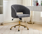 KCC Home Office Chair Swivel Desk Chair Accent Armchair Upholstered Modern - Image 9