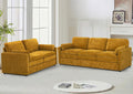 Comfy Chenille Sofa Set with Well-Filled Pillows, Modern 3 Seater and Loveseat by LESOFAIR