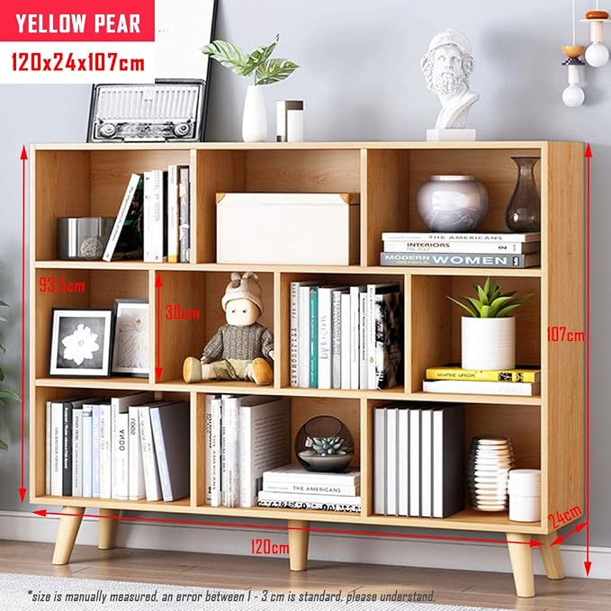 IOTXY Wooden Open Shelf Bookcase - Image 3