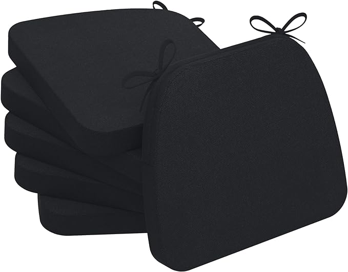 AAAAAcessories D-Shaped Chair Cushions, Machine-Washable Cover by AAAAAcessories