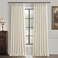 Birch Memory Trained Pleated 98 Inch Long Curtains 2 Panels Set by PleatedDrapes