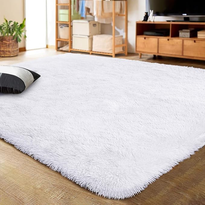 LOCHAS Area Rugs Fluffy Living Room Carpets by LOCHAS
