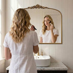 Vintage Gold Ornate Baroque Mirror - Image 4