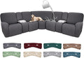 100% Waterproof Sectional Recliner Couch Covers by ROFASVCO