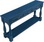 Knocbel Long Antique Entry Console Table - Image 14