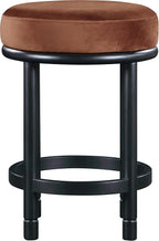 Meridian Furniture 977Cognac-C Monette Collection Art Deco Counter Stool - Image 4
