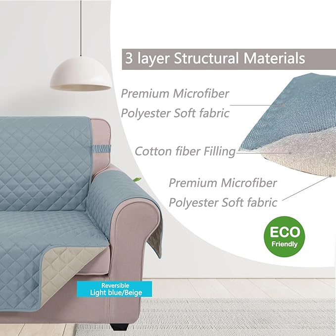 U-NICE HOME Loveseat Sofa Cover - Image 4